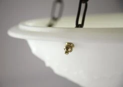 Victorian Molded Milk Glass Hanging Pendant Light 15 Victorian Molded Milk Glass Hanging Pendant Light -OGT Sale Store up lights q279982