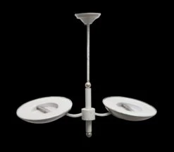 Unusual Industrial 2 Arm Up Light Pendant