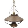 Vintage Metal & Copper Country Lantern Pendant Light