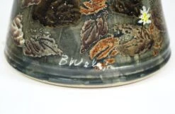 Hand Painted Fall Foliage Ceramic Vase -OGT Sale Store vases urns q283377