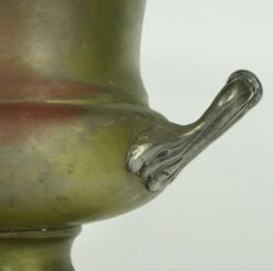 Silver Plated Copper Urn With Ornate Handles 15 Silver Plated Copper Urn With Ornate Handles -OGT Sale Store vases urns q285130