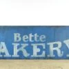 Reclaimed 116 In. Bette Bakery Aluminum Movie Prop Sign 2 Reclaimed 116 In. Bette Bakery Aluminum Movie Prop Sign -OGT Sale Store vintage signs reclaimed 116 in bette bakery aluminum movie prop sign q287609