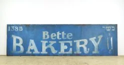Reclaimed 116 In. Bette Bakery Aluminum Movie Prop Sign