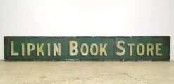 Reclaimed 118.5 In. Lipkin Bookstore Aluminum Movie Prop Sign