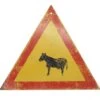 Vintage European Steel Livestock Crossing Road Traffic Sign 1 Vintage European Steel Livestock Crossing Road Traffic Sign -OGT Sale Store vintage signs vintage european steel livestock crossing road traffic sign 24bel112508
