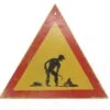 Vintage European Steel Road Work Traffic Sign 2 Vintage European Steel Road Work Traffic Sign -OGT Sale Store vintage signs vintage european steel road work traffic sign 24bel112496
