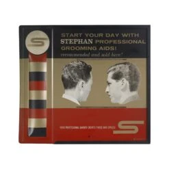Vintage Stephen Professional Grooming Aids Tin Advertisement Sign