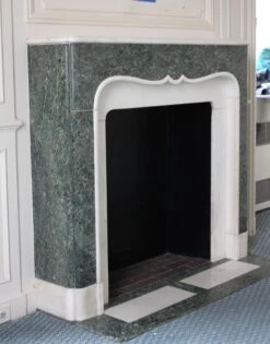 Waldorf Astoria Green & White Vintage Marble Mantel 20 Waldorf Astoria Green & White Vintage Marble Mantel -OGT Sale Store waldorf astoria for sale wan251364