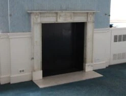 Waldorf Astoria English Regency White Statuary Marble Mantel -OGT Sale Store waldorf astoria for sale wan251382