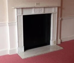 Waldorf Astoria English Regency Carved White Marble Mantel 19 Waldorf Astoria English Regency Carved White Marble Mantel -OGT Sale Store waldorf astoria for sale wan251383