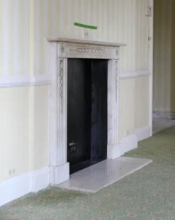 Waldorf Astoria Petite Regency White Marble Mantel -OGT Sale Store waldorf astoria for sale wan251401