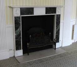 Waldorf Astoria Early Verde Antico And Statuary Marble Mantel 17 Waldorf Astoria Early Verde Antico And Statuary Marble Mantel -OGT Sale Store waldorf astoria for sale wan251436