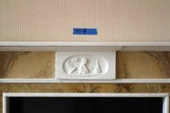 Waldorf Astoria English Marble Mantel With Boy Beside A Fire Motif 13 Waldorf Astoria English Marble Mantel With Boy Beside A Fire Motif -OGT Sale Store waldorf astoria for sale wan251571