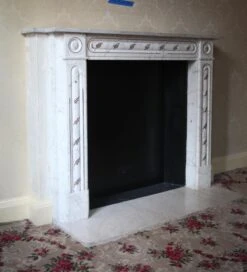 Waldorf Astoria English Regency White Carrara Marble Mantel 19 Waldorf Astoria English Regency White Carrara Marble Mantel -OGT Sale Store waldorf astoria for sale wan251633