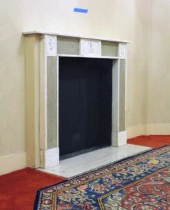 Waldorf Astoria English Regency Tan & Green Marble Mantel 19 Waldorf Astoria English Regency Tan & Green Marble Mantel -OGT Sale Store waldorf astoria for sale wan251665