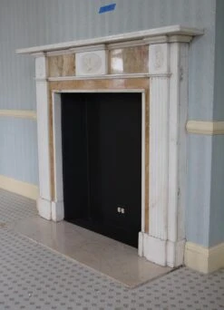 Waldorf Astoria English White & Tan Marble Mantel 16 Waldorf Astoria English White & Tan Marble Mantel -OGT Sale Store waldorf astoria for sale wan251686