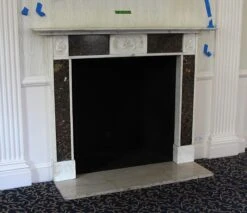 Waldorf Astoria English Regency Mantel With Inset Fossil Marble 19 Waldorf Astoria English Regency Mantel With Inset Fossil Marble -OGT Sale Store waldorf astoria for sale wan251714