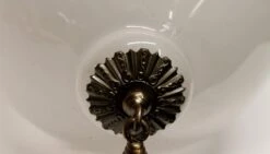 Waldorf Astoria Opaque Glass Bell Jar With Brass Rim 10 Waldorf Astoria Opaque Glass Bell Jar With Brass Rim -OGT Sale Store waldorf astoria for sale wan252365