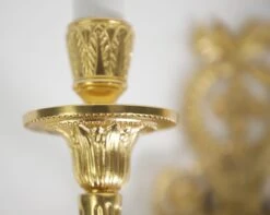 Waldorf Astoria Empire Gold Gilt & Black Lion Head Brass Wall Sconces 14 Waldorf Astoria Empire Gold Gilt & Black Lion Head Brass Wall Sconces -OGT Sale Store waldorf astoria for sale wan253072