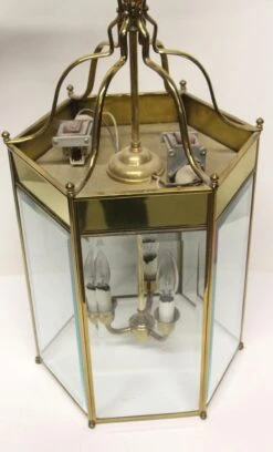Waldorf Astoria Large Hexagon Brass Lantern -OGT Sale Store waldorf astoria for sale wan253104
