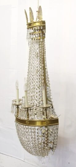 Waldorf Astoria 5 Ft. Brass & Crystal Empire Wall Sconce 16 Waldorf Astoria 5 Ft. Brass & Crystal Empire Wall Sconce -OGT Sale Store waldorf astoria for sale wan264220