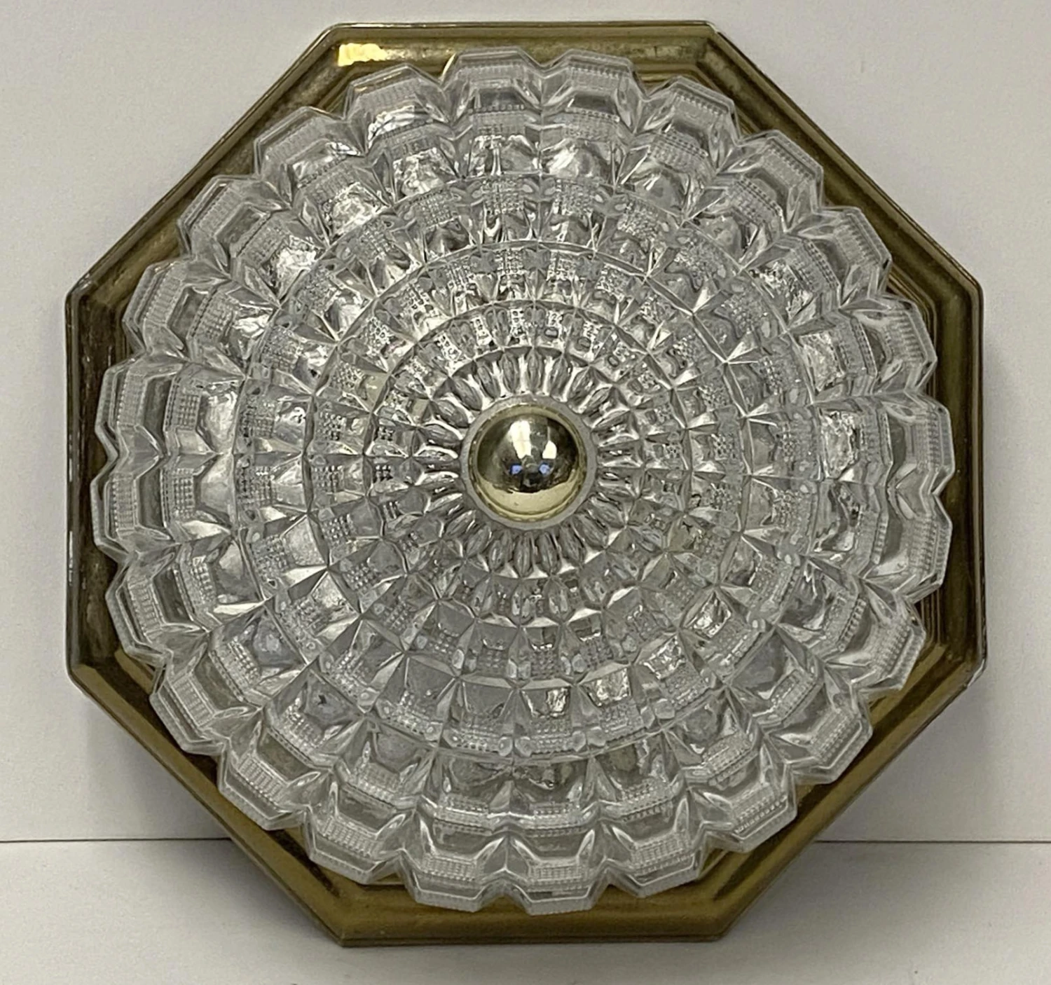 Waldorf Astoria Octagon With Cast Glass Flush Mount Light 4 Waldorf Astoria Octagon With Cast Glass Flush Mount Light - Image 2