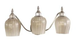 Waldorf Astoria 3 Chrome Light Wall Sconce