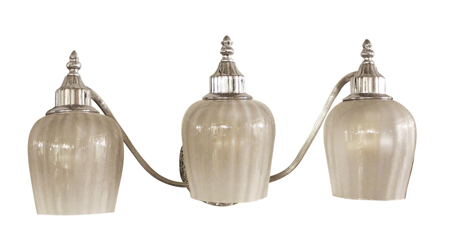 Waldorf Astoria 3 Chrome Light Wall Sconce 3 Waldorf Astoria 3 Chrome Light Wall Sconce