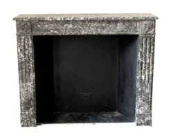 Waldorf Astoria Antique Classic Gray Marble Mantel