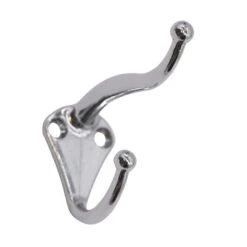 Waldorf Astoria Chrome Plated Brass Double Arm Wall Hook