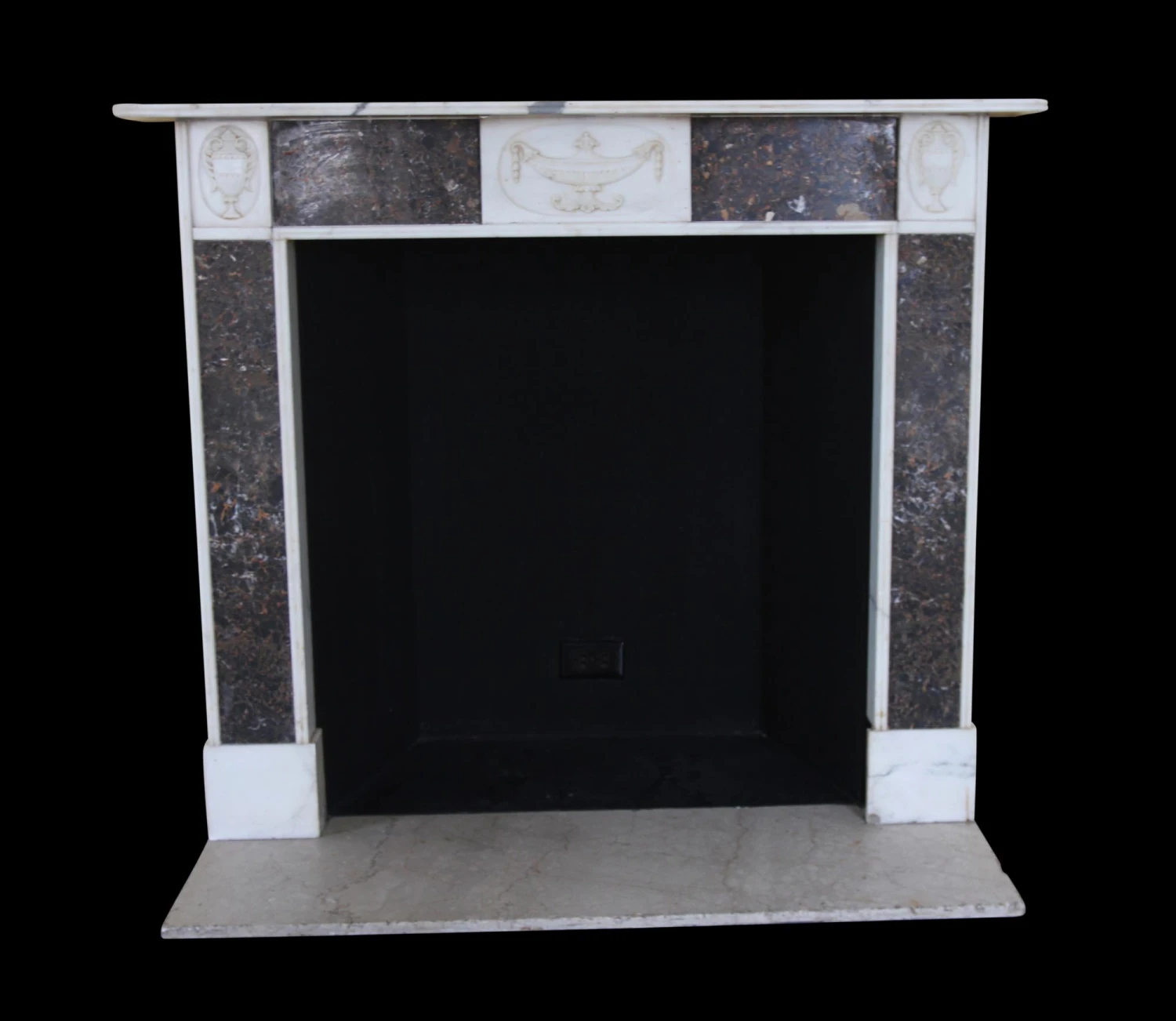 Waldorf Astoria English Regency Marble Mantel With Urn Motifs 3 Waldorf Astoria English Regency Marble Mantel With Urn Motifs