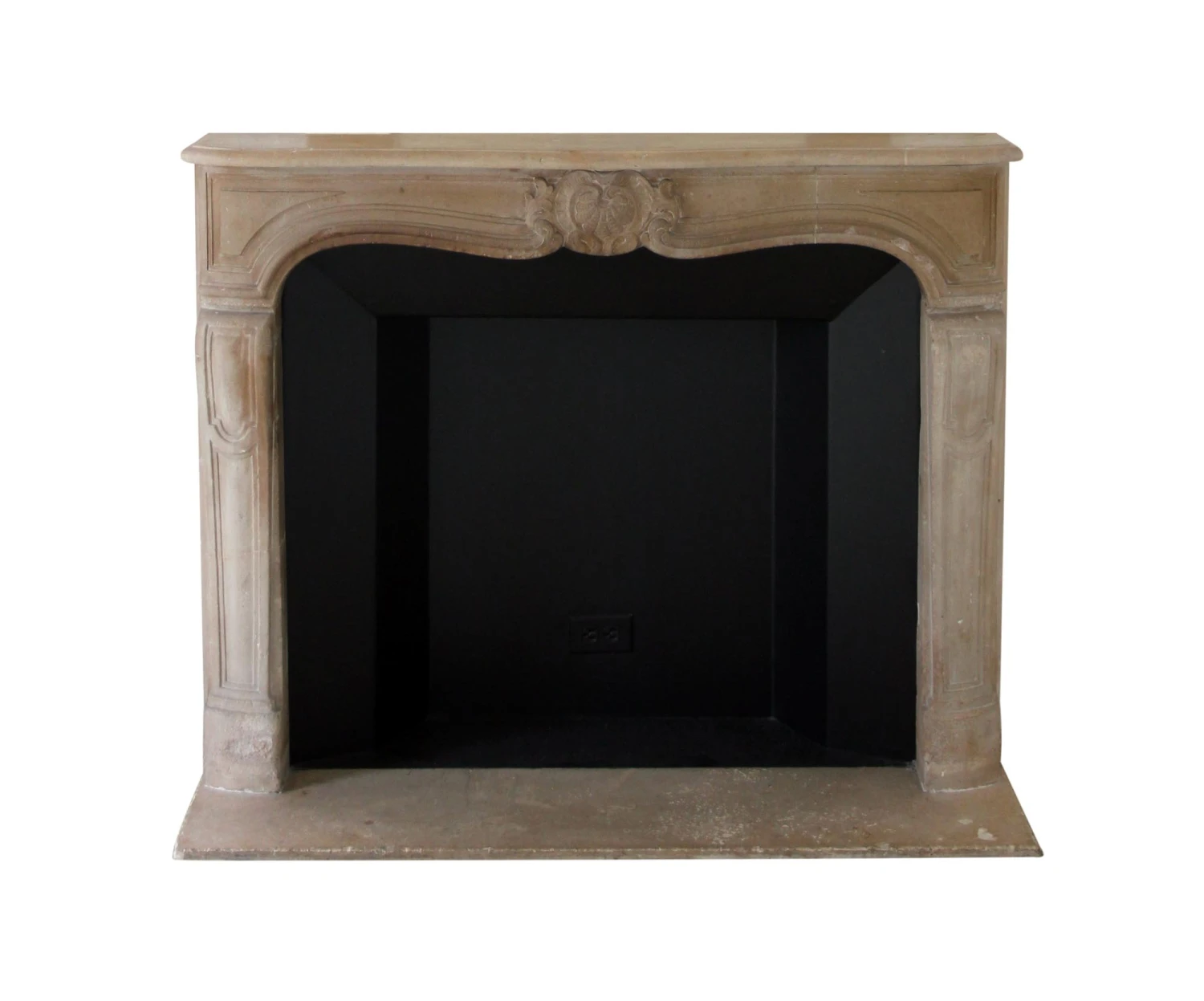 Waldorf Astoria French Louis XV Style Limestone Mantel 3 Waldorf Astoria French Louis XV Style Limestone Mantel