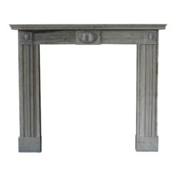 Waldorf Astoria Gray English Regency Marble Mantel