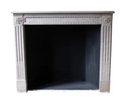Waldorf Astoria Louis XVI French Regency Carved Limestone Mantel