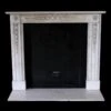 Waldorf Astoria Petite Regency White Marble Mantel