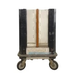 Waldorf Astoria Rolling Commercial Kitchen Dish Dolly Cart
