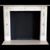 Waldorf Astoria White Marble Mantel With Bulls Eye Motif 1 Waldorf Astoria White Marble Mantel With Bulls Eye Motif -OGT Sale Store waldorf astoria waldorf astoria white marble mantel with bulls eye motif wan251560