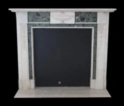 Statuary White & Verde Antico Green Marble Mantel From The Herbert Hoover Room Of The Waldorf Astoria 17 Statuary White & Verde Antico Green Marble Mantel From The Herbert Hoover Room Of The Waldorf Astoria -OGT Sale Store waldorf astoria wan251349