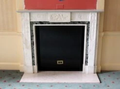 Waldorf Astoria English Regency Carrara Marble Mantel 18 Waldorf Astoria English Regency Carrara Marble Mantel -OGT Sale Store waldorf astoria wan251353