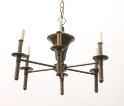 Waldorf Astoria Modern 6 Arm Brass Chandelier -OGT Sale Store waldorf astoria wan252421