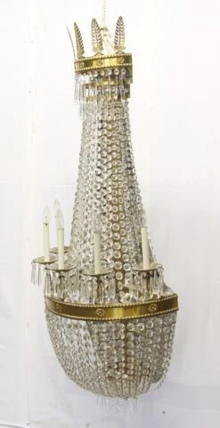 Waldorf Astoria 5 Ft. Brass & Crystal Empire Wall Sconce 15 Waldorf Astoria 5 Ft. Brass & Crystal Empire Wall Sconce -OGT Sale Store waldorf astoria wan264220