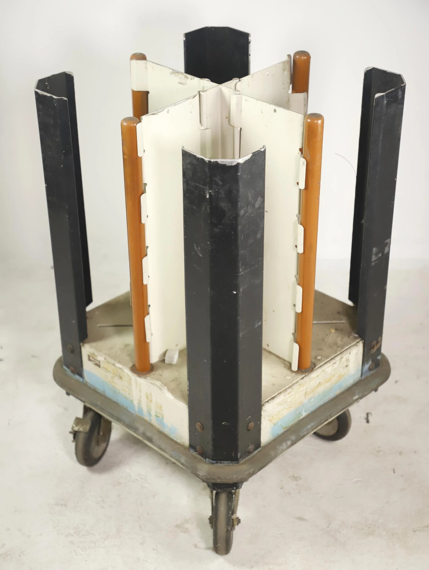 Waldorf Astoria Rolling Commercial Kitchen Dish Dolly Cart 4 Waldorf Astoria Rolling Commercial Kitchen Dish Dolly Cart - Image 2