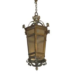 Antique Traditional Large Bronze Ceiling Lantern