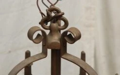 Antique Brass Gothic Amber Textured Glass Ceiling Lantern 13 Antique Brass Gothic Amber Textured Glass Ceiling Lantern -OGT Sale Store wall ceiling lanterns for sale m235335