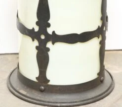 Restored Colonial Copper & Milk Glass Ceiling Lantern 10 Restored Colonial Copper & Milk Glass Ceiling Lantern -OGT Sale Store wall ceiling lanterns for sale n245089