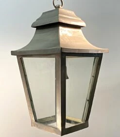Traditional Nickel Over Brass 22 In. Hanging Lantern 10 Traditional Nickel Over Brass 22 In. Hanging Lantern -OGT Sale Store wall ceiling lanterns for sale p258436