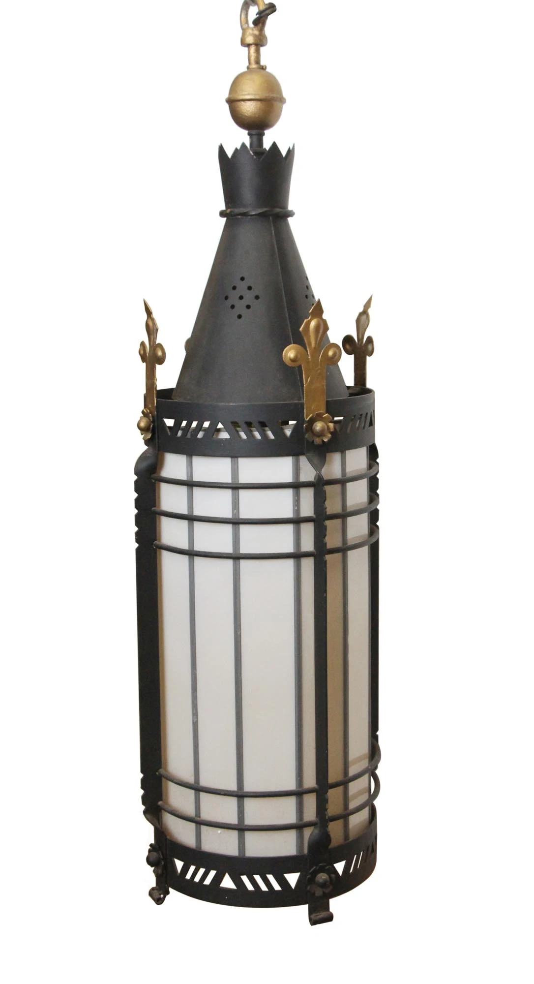 Gothic Black & Gold Oversized Church Ceiling Lantern 4 Gothic Black & Gold Oversized Church Ceiling Lantern - Image 2