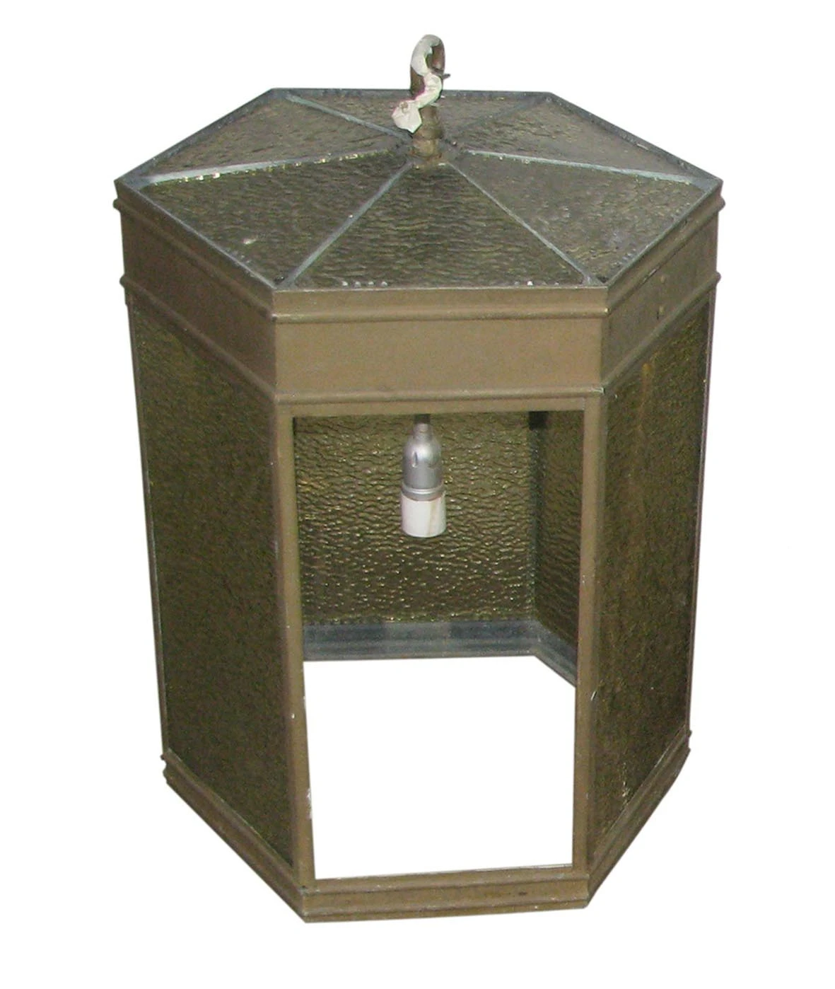 Vintage Traditional Amber Glass Ceiling Lantern 3 Vintage Traditional Amber Glass Ceiling Lantern