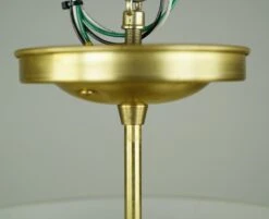 Waldorf Astoria Cut Frosted Crystal Brass Semi Flush Mount 13 Waldorf Astoria Cut Frosted Crystal Brass Semi Flush Mount -OGT Sale Store wan251288b 04