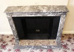 Waldorf Astoria Brown Breche Louis XVI Style Marble Mantel 23 Waldorf Astoria Brown Breche Louis XVI Style Marble Mantel -OGT Sale Store wan251337a 06